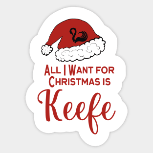 KOTLC Keefe fans, Keeper of the Lost Cities Christmas Sticker